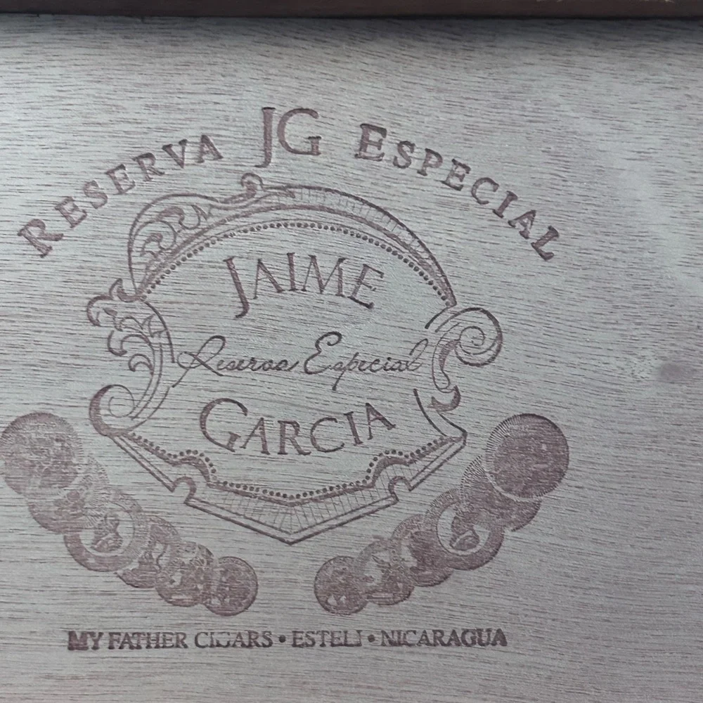 50%offw❤️ Jaime Garcia Toro Gordo Reserva Especial Empty Wood Cigar Box 10.25